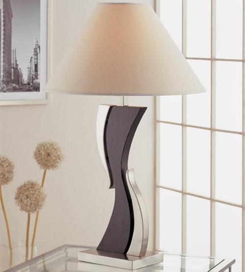 Anthony Lamp Lighting Lamps 5380 Contemporary Table Lamp and Shade Westrich Furniture Appliances Table Lamps
